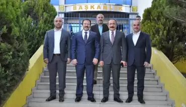 Ankara Emniyet Müdürü Yılmaz, Ankaragücü Başkanı Yiğiner’i ziyaret etti