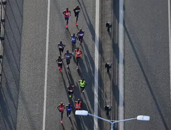 İstanbul'da Maraton heyecanı yaşandı, parkur rekoru kırıldı!