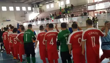Türkiye Down Sendromlu Futsal A Milli Takımı İtalya'yı 4-2 yendi