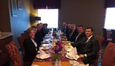 Türkiye-İsveç resmi maç yemeği düzenlendi