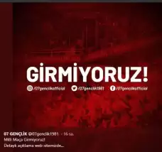 Antalyaspor taraftarı milli maça gitmiyor
