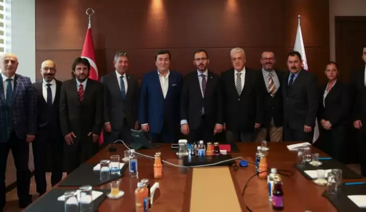 TSYD Genel Merkez Yönetimi'nden Spor Bakanı Kasapoğlu'na ziyaret!