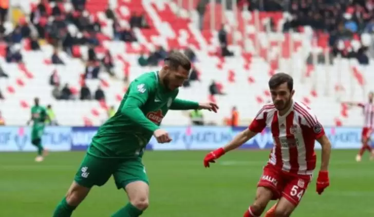 Sivasspor ile Rizespor yenişemedi: 1-1!