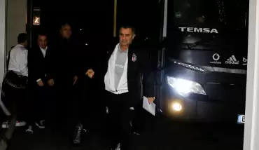 Beşiktaş kafilesi Sarpsborg'a ulaştı