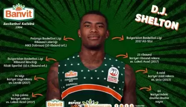 Banvit, ABD'li D.J. Shelton'ı transfer etti