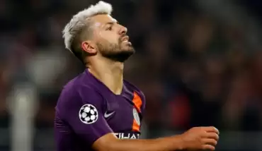 Manchester City'de Agüero birkaç hafta görev yapamayacak