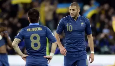 Benzema, Valbuena'ya yine gönderme yaptı!