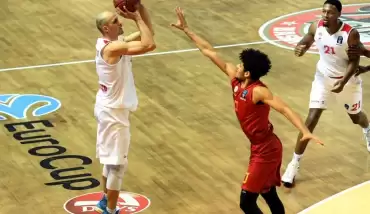 Galatarsaray, Fransa temsilcisi Monaco'ya 76-71 yenildi