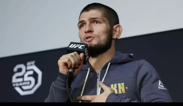 Khabib Nurmagomedov'u sinirlendiren soru!