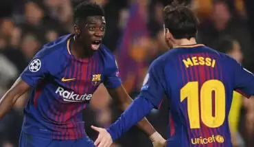 Barcelona, Dembele ve Messi ile 3 puanı aldı