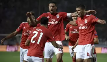 Galatasaray'ın rakibi Benfica, Braga'yı dağıttı! Tam 6 gol!