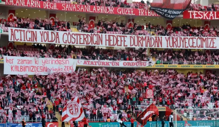 Antalyaspor'un yükselişinde taraftarının rolü büyük