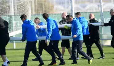 Ertuğrul Ersoy idmanı yarıda bıraktı!