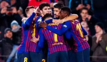 Luis Suarez tarihe geçti, Barcelona sahasında kazandı!