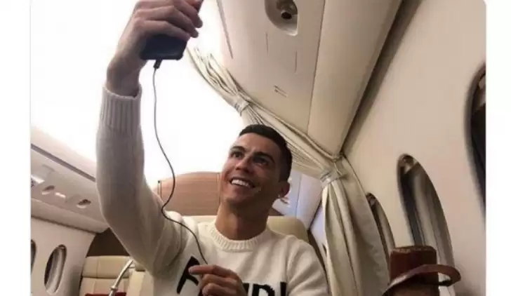 Ronaldo'ya büyük tepki! Uçak...