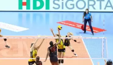 VakıfBank, Galatasaray'a set vermedi