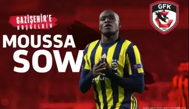 Gazişehir Gaziantep, Moussa Sow transferini resmen duyurdu!