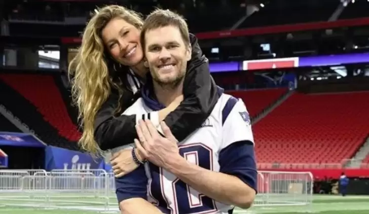 Gisele Bünchen’den Super Bowl’da eşi Tom Brady’ye destek