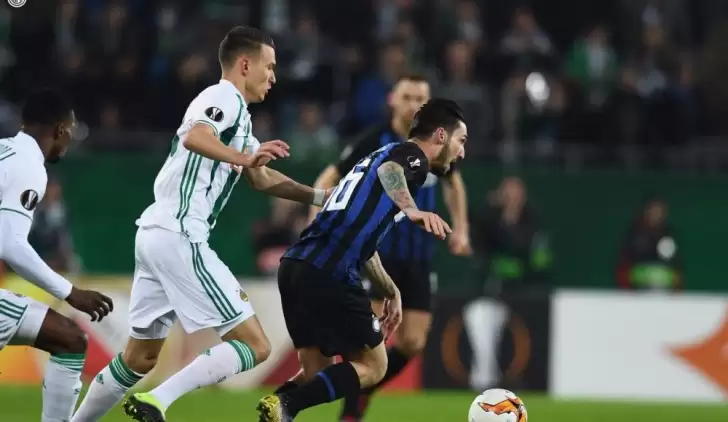 Inter, deplasmanda Rapid Wien'i tek golle geçti