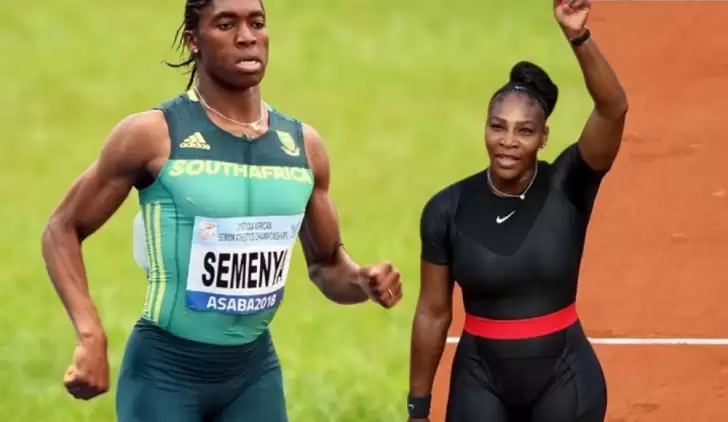 Atlet Caster Semenya’nın cinsiyet tartışmasına Serena Williams da dahil oldu