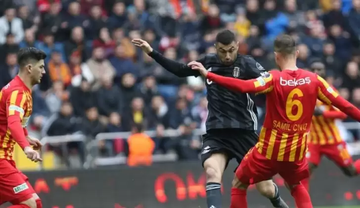 Kayserispor'dan Beşiktaş'a çelme: 2-2!