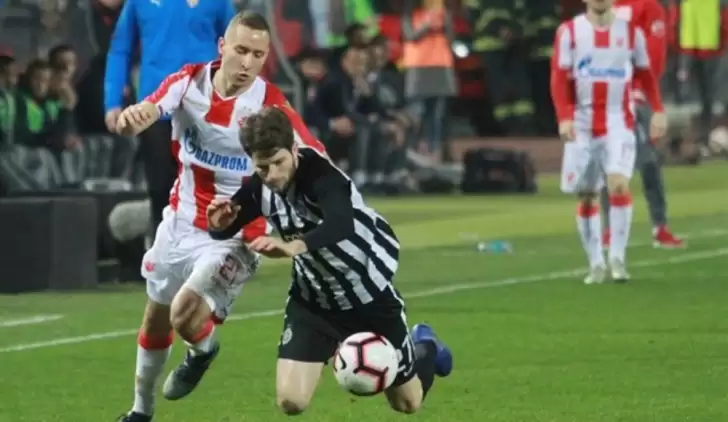 Kızılyıldız ile Partizan, Belgrad derbisinde 1-1 berabere kaldı