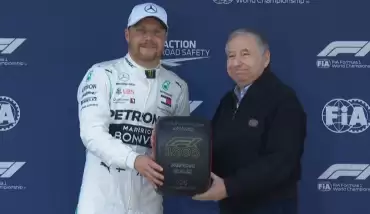 Çin'de pole pozisyonu Bottas'ın! İlk iki sıra Mercedes'lerin..